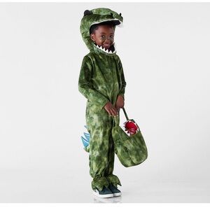 Kids 4-6 Pottery Barn Kids light up T-Rex Costume. Worn once, still lights up.